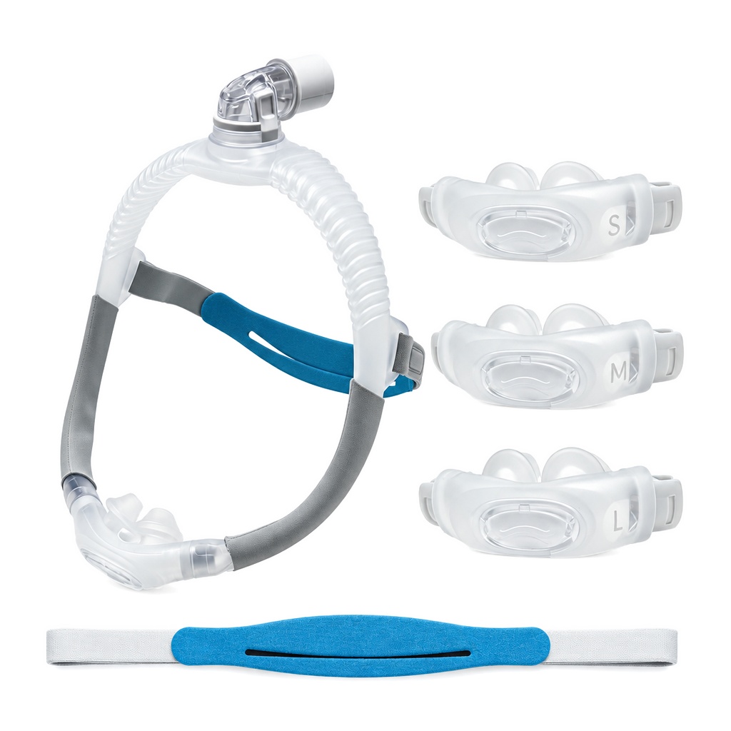 Silicone Mask Bracket - Maska CPAP AirFit P30i z poduszkami