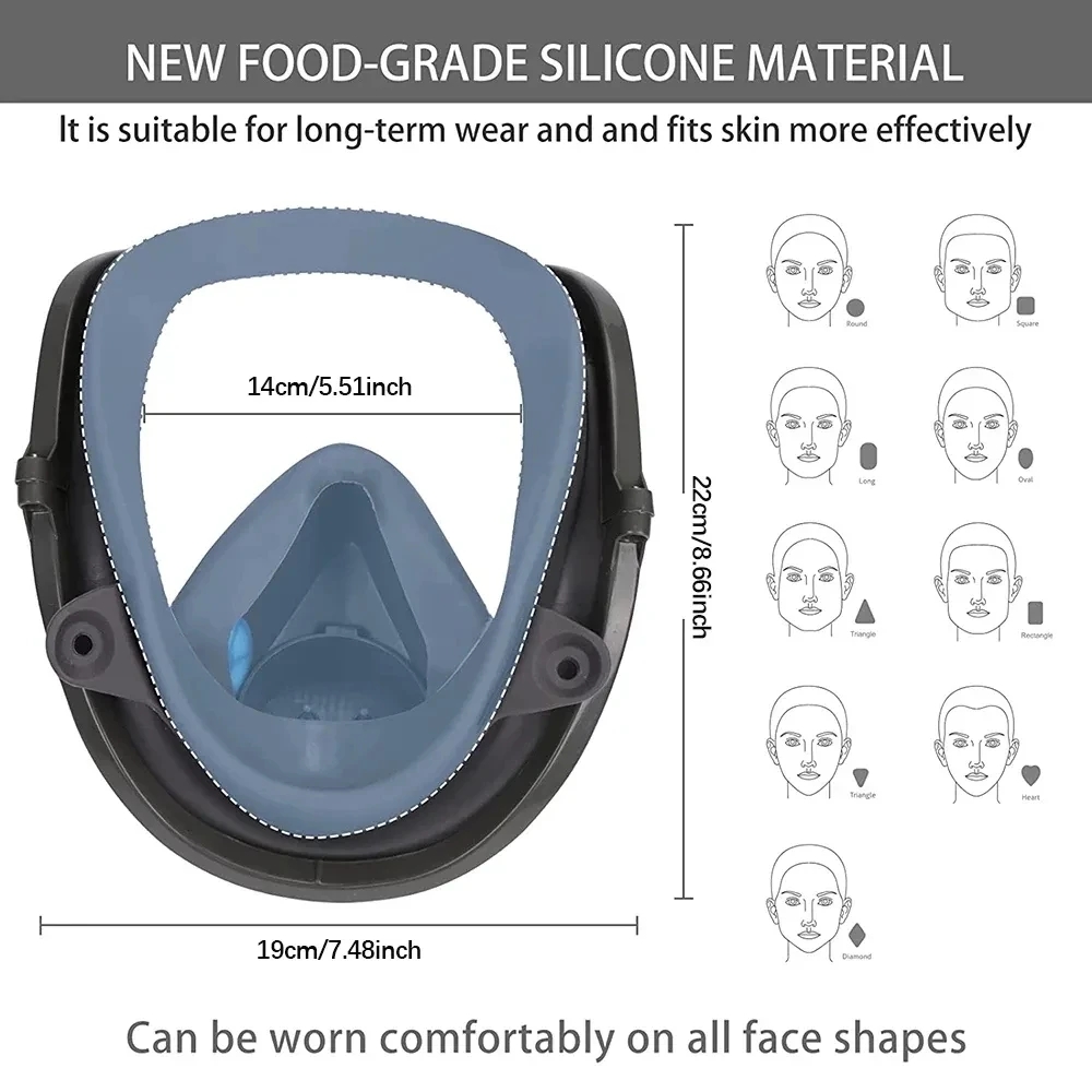 Maska przeciwmgielna 6800, far – Dust Mask Construction recenzja i cena
